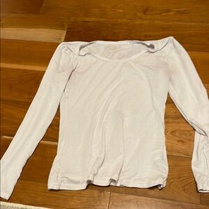 White Long Sleeve Women's Top